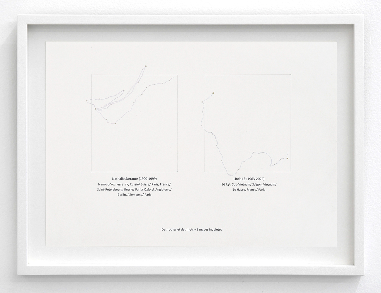 Lucile Bertrand - Des routes et des mots